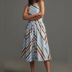 Anthropologie Maeve Halter Midi Sundress